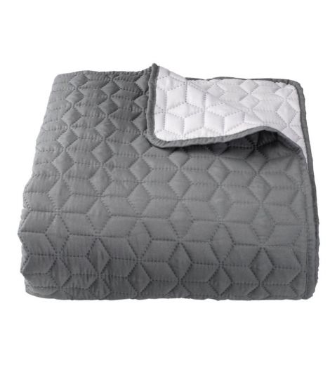 Bed throw ROSENTRE 240x260 grey