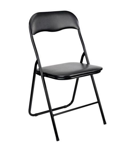 كرسي VIUF قابل للطي - أسود