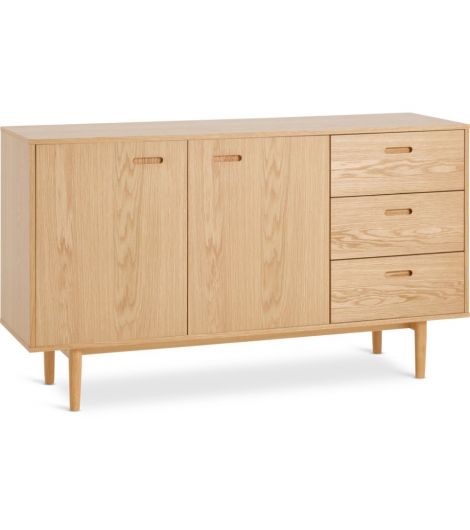 Sideboard MARSTRAND 2 doors 3 drawers natural oak