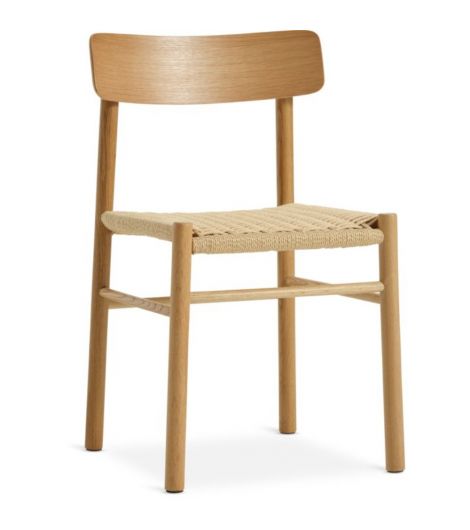 كرسي طاولة طعام ISLEV - بلوط، بيج