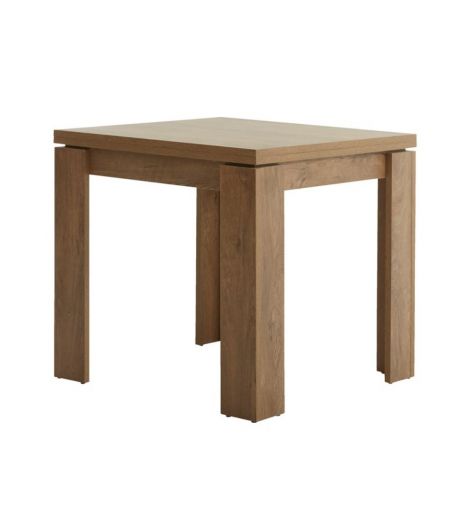 Dining table VEDDE 80x80/160 wild oak colour