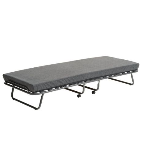 سرير ضيوف JESBY - مقاس 80×190، رمادي داكن