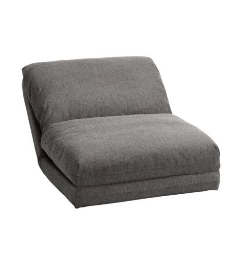 كرسي بسرير VEGGER - نسيج رمادي