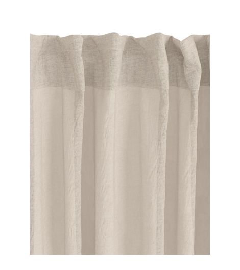 ستارة BOLMEN - مقاس 1×40×300، مظهر مجعد، رمادي بدرجة من الأصفر