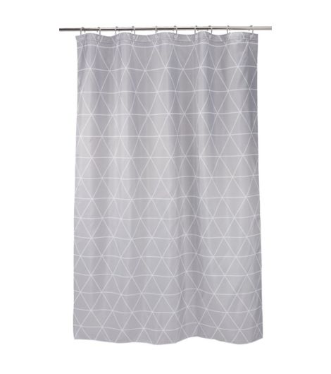 Shower curtain GREBO 150x200 grey
