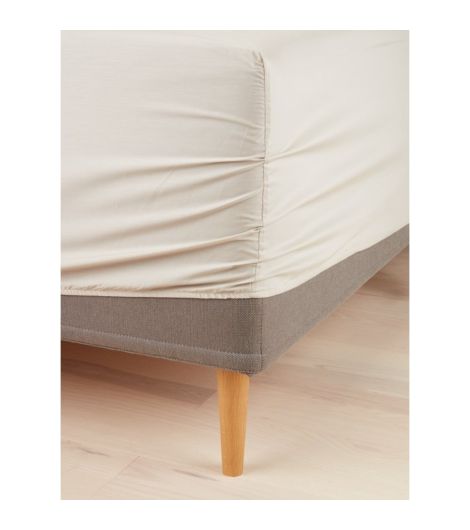 شرشف مشدود VIVIAN - مقاس 180×200×35، بيج داكن