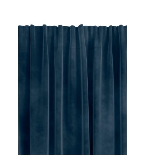 ستارة AUSTRA - مقاس 1×40×300، أزرق مخملي