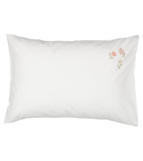 Pillowcase MAJ 50x70/75 white/rose