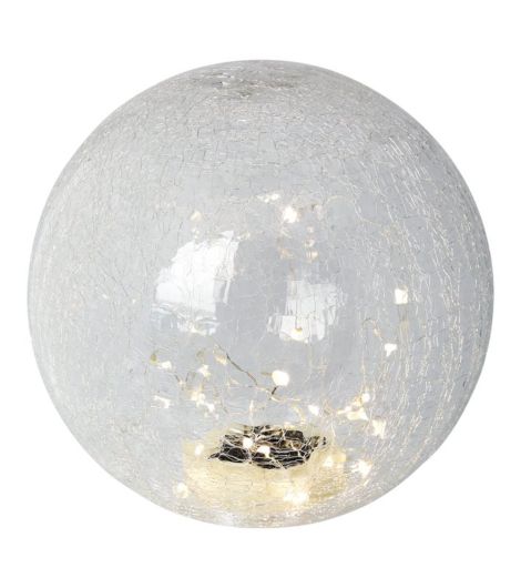 مصباح HAVSVALE بالطاقة الشمسية - قطر 20 سم× ارتفاع 29 سم، شفاف