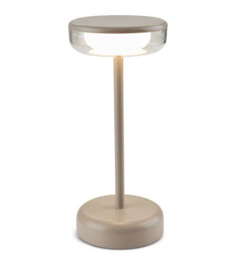 مصباح طاولة HUMLEBI - قطر 11 سم × ارتفاع 25 سم، أصفر رملي