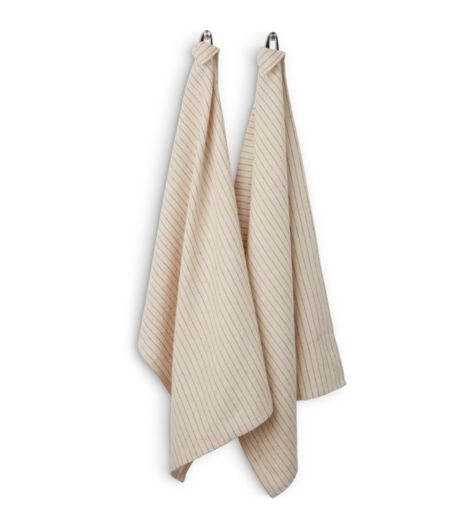 منشفة شاي RYLLIK - مقاس 50×70، بيج، عبوة من قطعتين