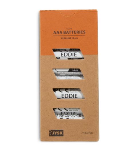 بطاريات EDDIE - نوع AAA، طقم من 10 قطع