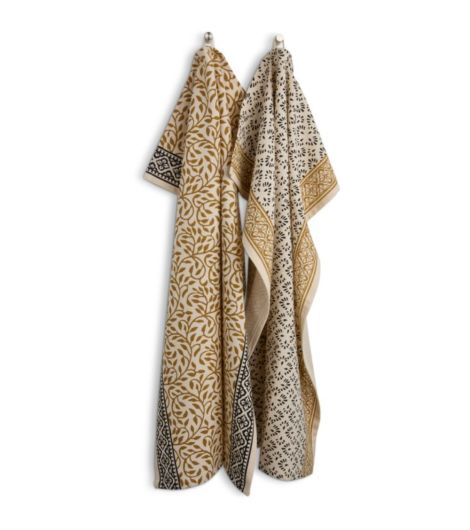 منشفة شاي KILDEGRAS - مقاس 50×70، طقم من قطعتين