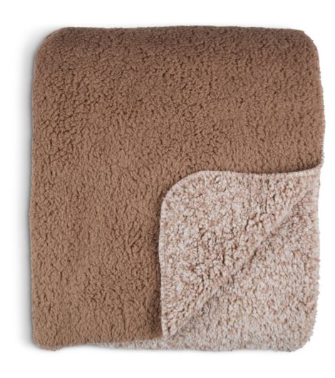 بطانية STORFRYTLE من الفليس - مقاس 200×220، أاصفر رملي داكن