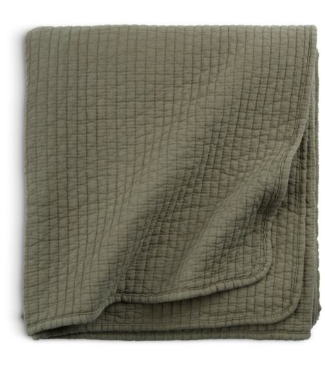 بطانية مبطنة SIVBLOM - مقاس 130×180، أخضر داكن