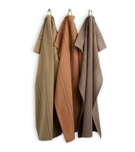 منشفة شاي SALVIE - مقاس 50×70، طقم من 3 قطع