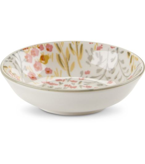 وعاء EMIL مع زهور - قطر 10×ارتفاع 3 سم