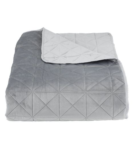 Bed throw ENGBLOMME 220x240 grey