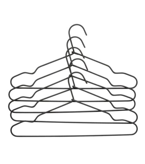 علّاقات SVENSSON - طول 40 سم، طقم من 5 قطع، أسود