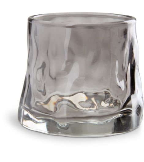 حامل شموع صغيرة GUDMAN - مقاس 7×ارتفاع 7 سم، رمادي