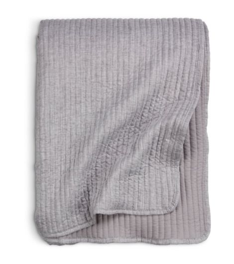 Bed throw FAGERKLOKKE 220x240 grey