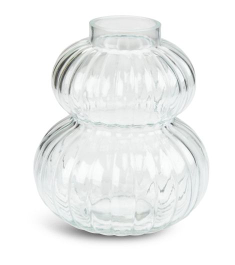 مزهرية BUSTER - مقاس 14×ارتفاع 16 سم، شفاف