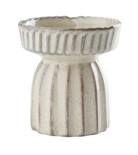 حامل شمعة INGAR - مقاس 10×ارتفاع 11 سم، أبيض