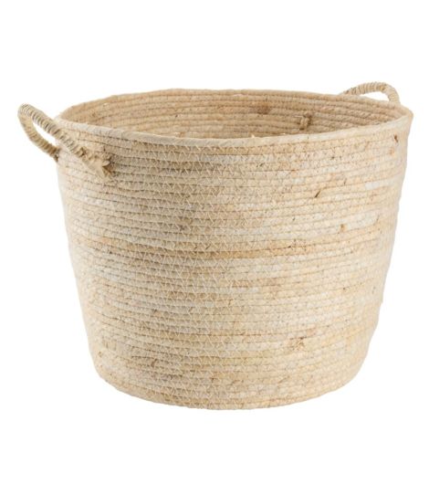 سلة JUSTIN - مقاس 35×ارتفاع 26 سم، طبيعي