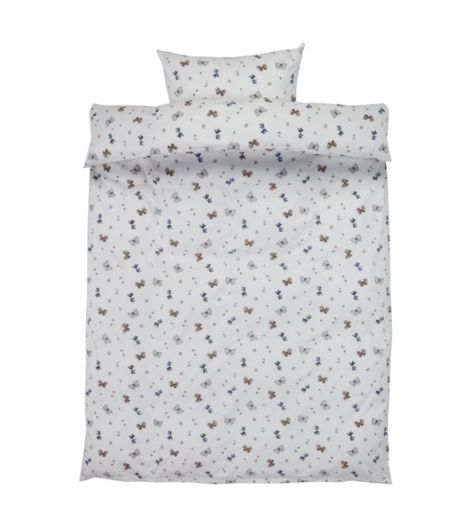 Duvet cover set with sheet JULIA 140x200 white