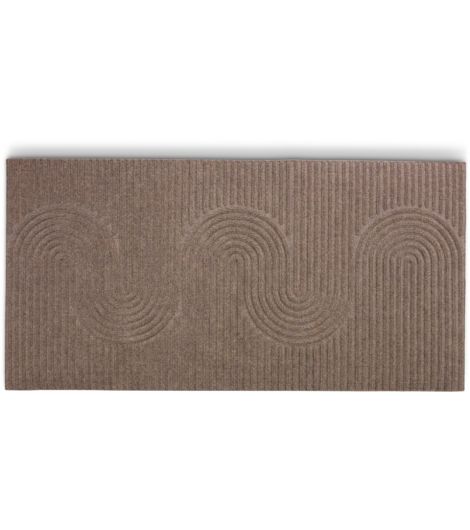 سجادة باب SKOGFAKS - مقاس 60×120×0.7، بني/بيج