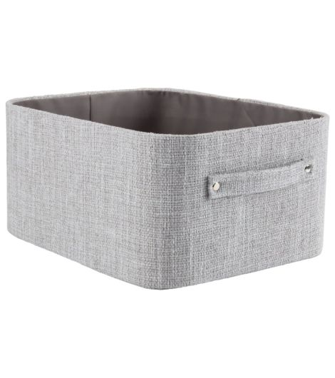 سلة MALTE - عرض 32×طول 27×ارتفاع 16 سم، رمادي
