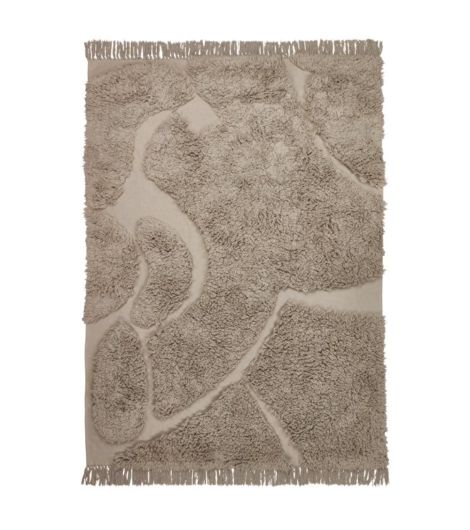 سجادة FIRBLAD - مقاس 140×200، رمادي فاتح