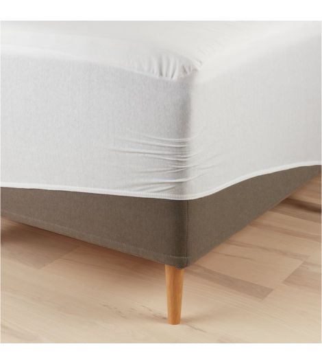 Jersey Waterproof sheet KAMMA 90x200x30 white