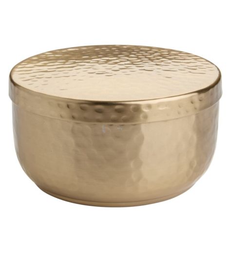 مرطبان تخزين TENHULT قطر 11x ارتفاع 6 سم - لون ذهبي