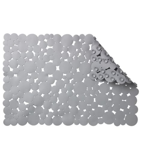 Bathtub mat DELARY 45x65 grey