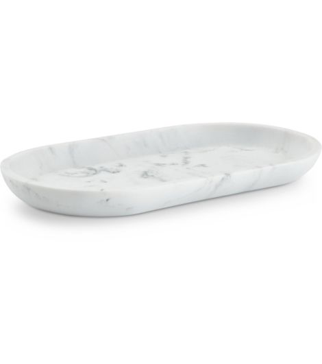 صينية BERGHEM مقاس 14×25×3 سم بتصميم رخامي