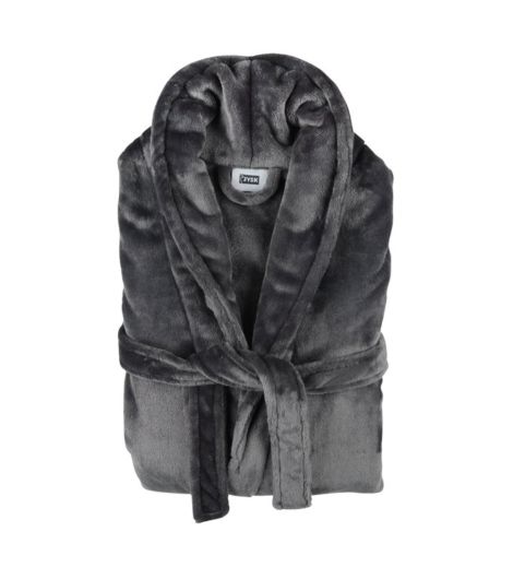 Bathrobe Micro LERUM XXL/XXXL asphalt