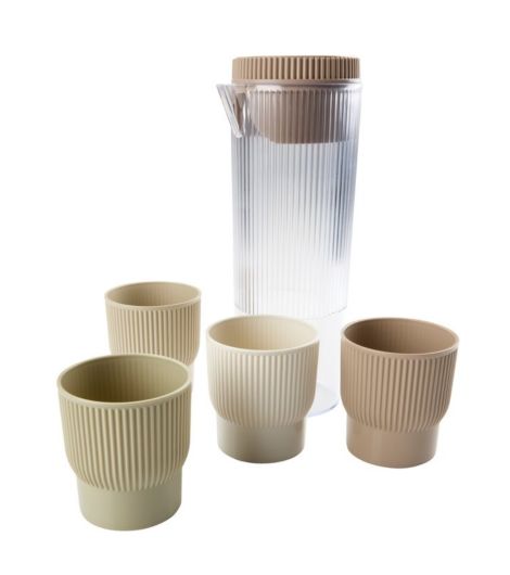 إبريق TJIM - سعة 1.1 ليتر، قطعة واحدة، تصاميم متنوعة