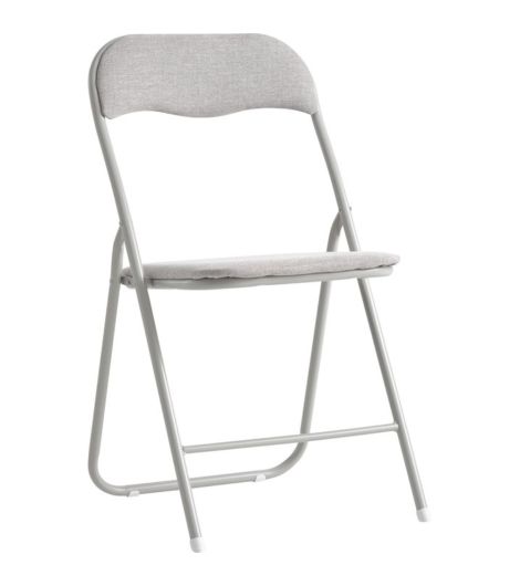 كرسي VOEL قابل للطي - أصفر رملي فاتح