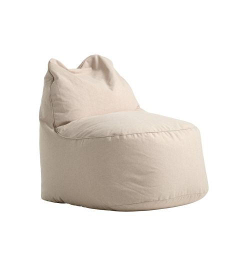 Bean bag BANDHOLM 75x100x90 beige fabric
