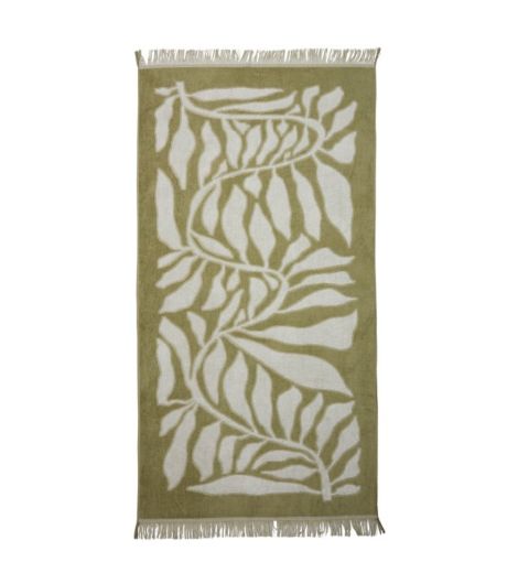 Beach towel ROSENFORS 80x160 green