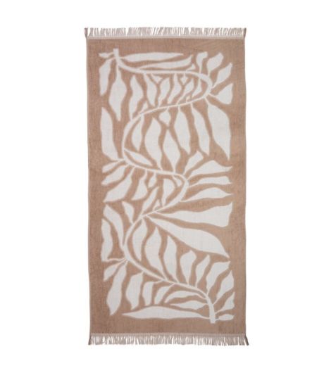 Beach towel ROSENFORS 80x160 dark sand