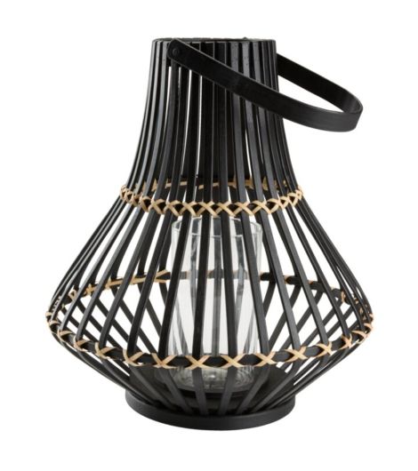 فانوس SIVHAUK - قطر 31 × ارتفاع 35 سم، أسود