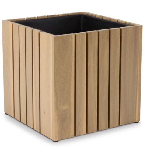 حوض نبات EJDER للحدائق - عرض 33× طول 33 × ارتفاع 32 سم، خشب صلب
