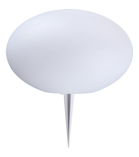 مصباح HAVESANGER بالطاقة الشمسية - قطر 25 × ارتفاع 17 سم، أبيض