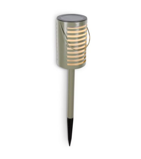 مصباح HAVSULE بالطاقة الشمسية - قطر 8 × ارتفاع 39 سم، أخضر داكن