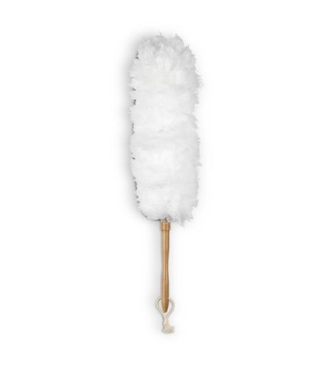 منفضة ريش KAI - قطر 12 × ارتفاع 59 سم، أبيض