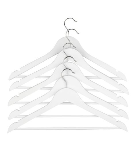 علاقات HELMUT طول 44 سم، أبيض، عبوة من 5 قطع