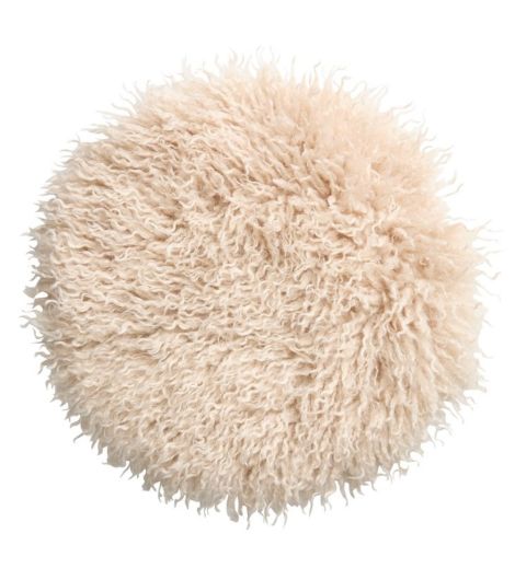 وسادة كرسي KORSKNAP - قطر 34 سم، بيج