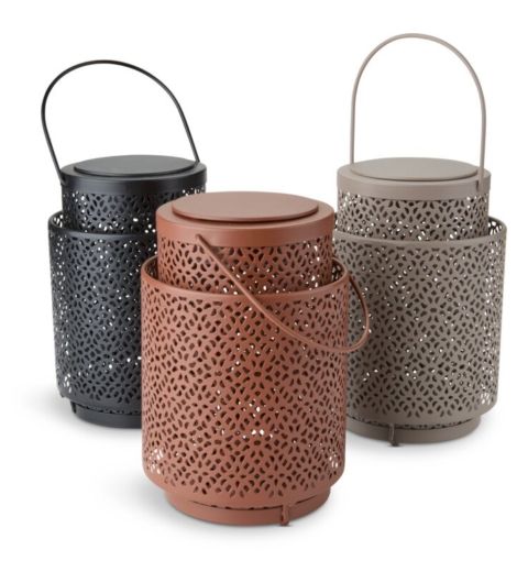 مصباح MYRSANGER ببطارية - قطر 12 × ارتفاع 18 سم، قطعة واحدة (تصاميم متنوعة)